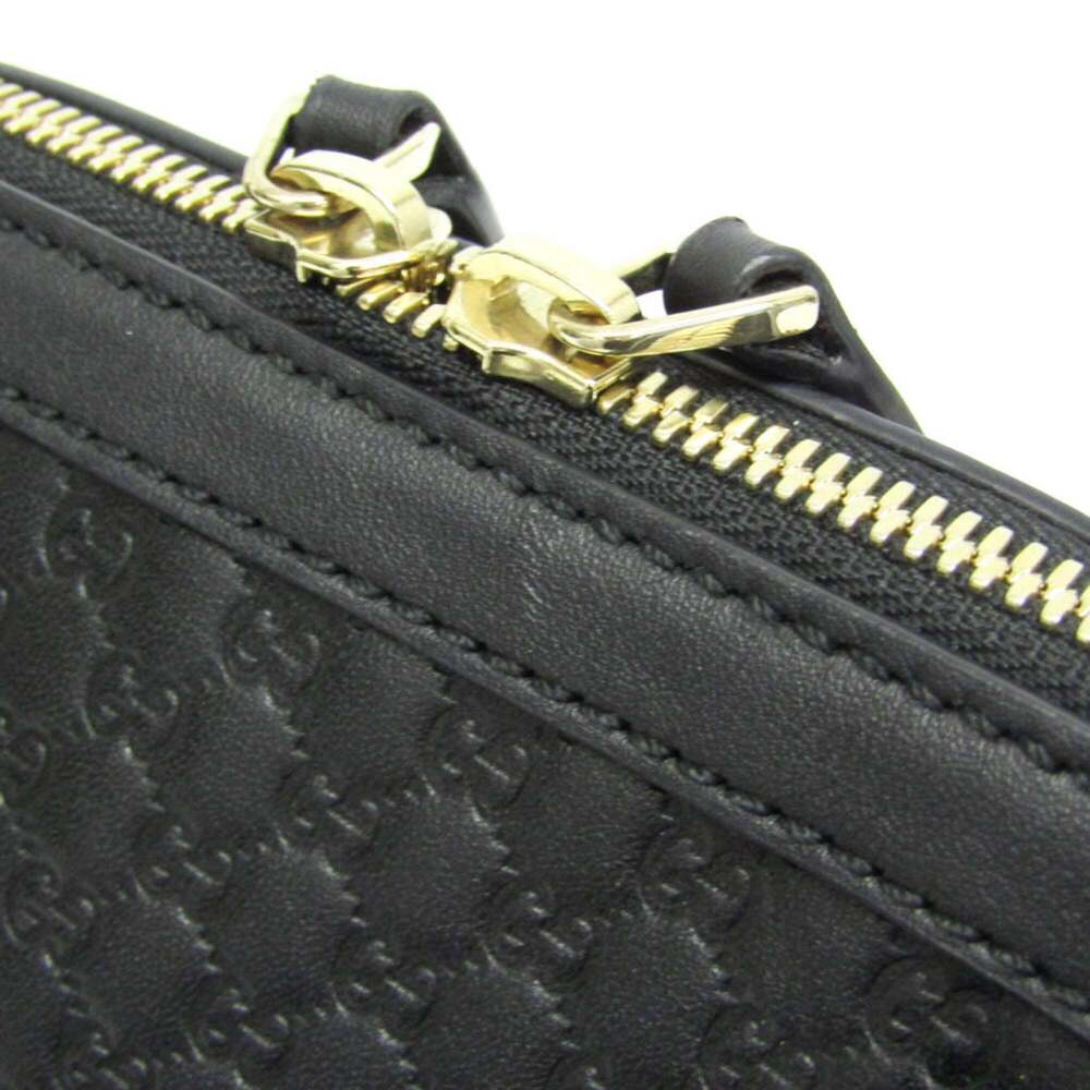 GUCCI Authentic Black Leather Shoulder Bag - Picture 7 of 16